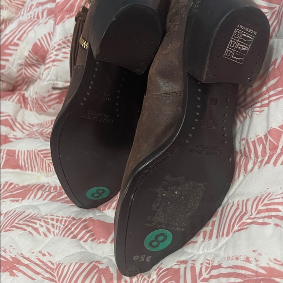 Trade Ralph Lauren Purple Label Collection Brown Ninette Ankle Boots - Picture 8 of 12